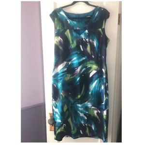Roz & Ali multi colored dress